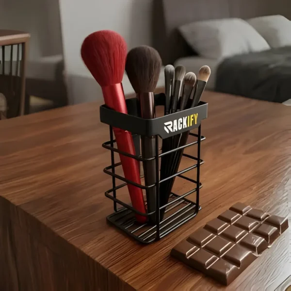 Slim Vertical Wall Mounted Rack - Lid & Slipper Organizer | The Rackify