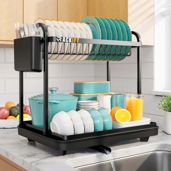 Multi Tier Dish Organizer
