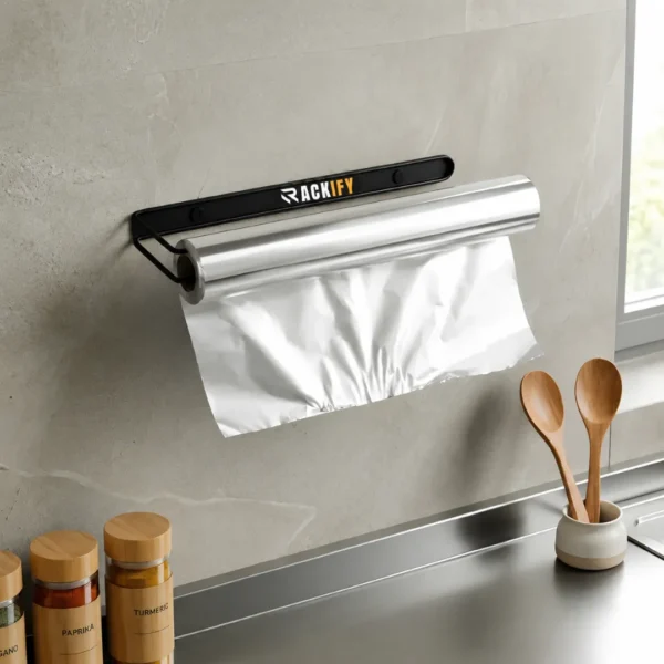 Wall Mounted Kitchen Towel Holder - Paper Roll Dispenser