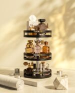 360 degree rotating cosmetic organizer for perfumes and beauty products in Pakistan