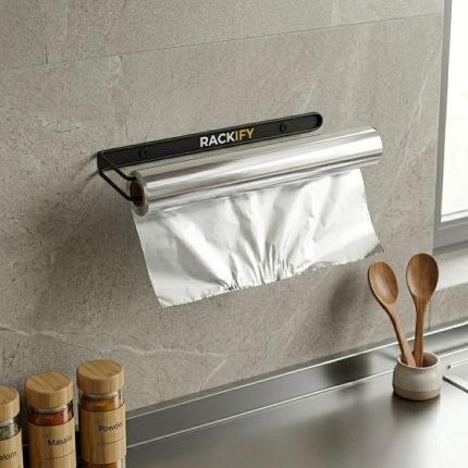 Wall Mounted Kitchen Towel Holder - Paper Roll Dispenser